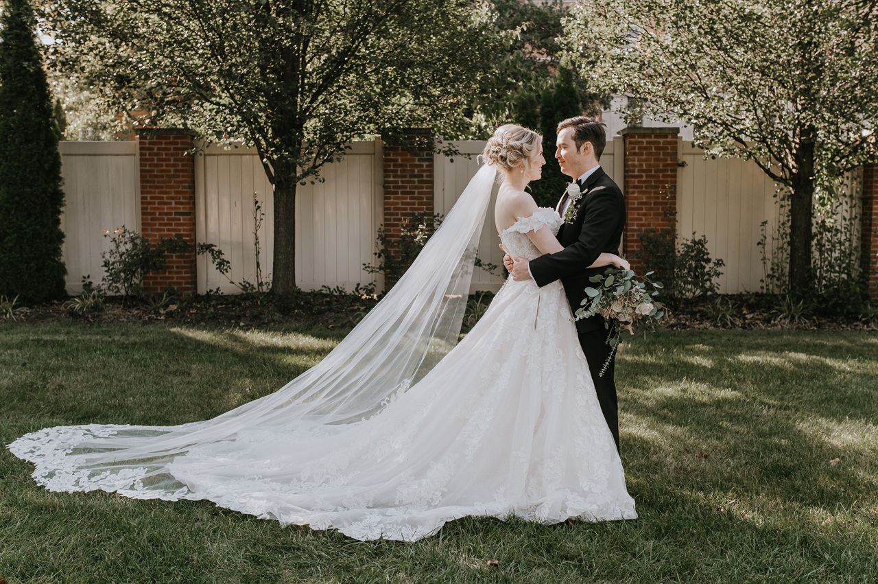 ASHLEY  Cathedral Length Wedding Veil - All About Romance